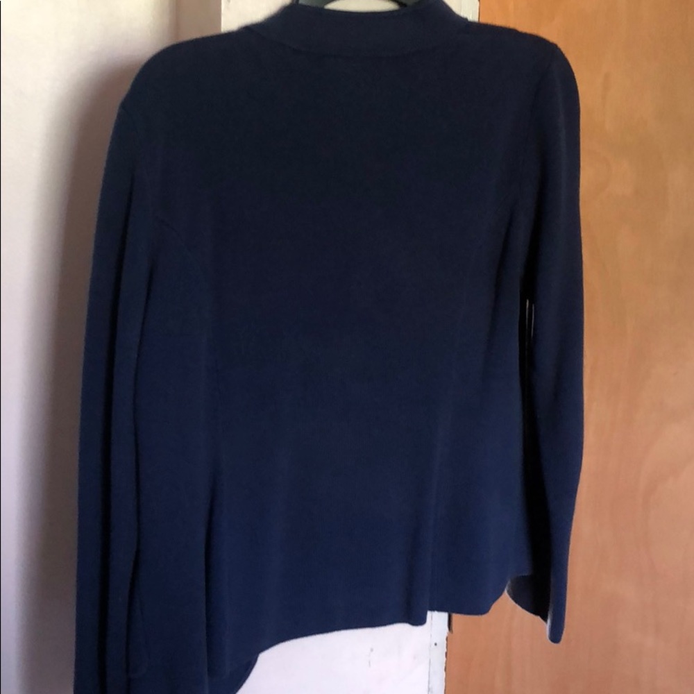 Ralph Lauren women’s, navy blue, button sweater - Picture 5 of 7
